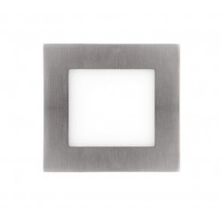 Downlight panel LED Cuadrado 120x120mm Niquel 7W 